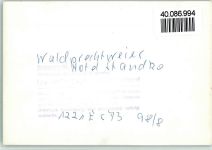 76316 W7502 Waldprechtsweier FOTO KEINE AK Hotel Standke
