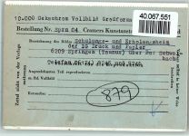 65321 W6209 Springen , Untertaunus FOTO KEINE AK Schulungs- und Erholungsheim