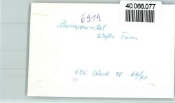 69245 W6919 Bammental FOTO KEINE AK Alter Turm