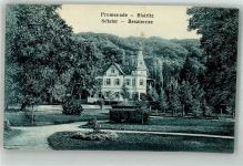 Bystrice pod Hostynem Bistritz Hostein 1916 Foto AK Promenade Feldpost WK I 17.Inf.Div.