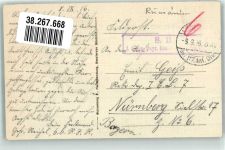 Bystrice pod Hostynem Bistritz Hostein 1916 Foto AK Promenade Feldpost WK I 17.Inf.Div.
