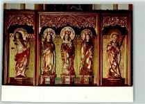 24103 W2300 Kiel , Ostsee FOTO KEINE AK Pfarramt St. Nikolaus Innenaufnahme Heiligenfiguren