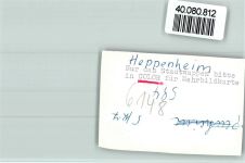 64646 W6148 Heppenheim (Bergstraße) FOTO KEINE AK Karte
