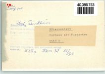 67098 W6702 Bad Dürkheim FOTO KEINE AK Kurhaus