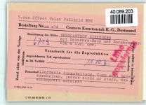 64319 W6102 Pfungstadt FOTO KEINE AK Borgmannsturm verschneit