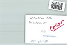 56818 W5592 Klotten FOTO KEINE AK Wildpark