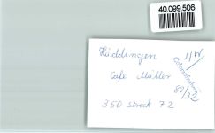 34537 W3590 Hüddingen FOTO KEINE AK Café Müller Innenaufnahme