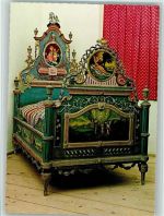 Salzburg Pinzgauer Holzbett ca. 1813 Holzverarbeitung