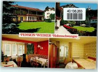87645 W8959 Hohenschwangau - Pension Weiher, Hohes Schloß Füssen
