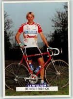 Patrick De Neut Team La William Duvel 1993 Radrennen