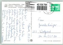 99084 O5000 Erfurt - Dom Severikirche Anger Rathaus Bahnhofsplatz Rat des Kreises Angermuseum Mehrfachaufnahme