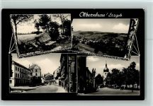 09526 O9330 Olbernhau - Anton-Günther-Stein Ortsansicht Grünthaler Straße Markt