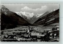 6166 Fulpmes - Ortsansicht gegen Stubaier Gletscher Stubaital