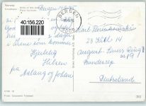 Trondheim Trondhjem Foto AK Denkmal olav Trygvasson Var Frue Kirche Auto VW Käfer Marktszene