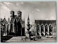 38100 W3300 Braunschweig - Altstadtmarkt Kirche Rathaus