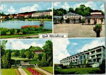 32805 W4934 Bad Meinberg - Stausee Brunnenplatz mit Quellentempel und Wandelhalle Berggarten Roland-Sanatorium