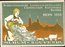 Bern Berne Landesaustellung in Bern (Bildheft): mit 16x Ansichten, 1914, ca. 16,1x11,5 cm; gute Erhaltung Ausstellung KEINE AK