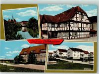 37434 W3429 Bilshausen - An derRhume Mühle Siedlung Schule AKU2