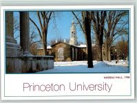 Princeton - Winterschnee Universität Nassau Halle