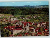 88250 W7987 Weingarten , Württ - Fliegeraufnahme Basilika AKU2