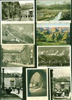 6020 Innsbruck Kleinposten bis 20 Lot mit 12 AK, 1902-1957; überwiegend gute Erhaltung, teils gelaufen