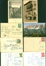 6020 Innsbruck Kleinposten bis 20 Lot mit 12 AK, 1902-1957; überwiegend gute Erhaltung, teils gelaufen
