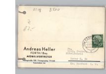 90762 W8510 Fürth , Bay - Möbelvertreter Andreas Heller