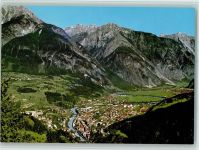 6500 Landeck - Luftaufnahme Gesamtansicht mit Silberspitze
