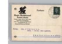 07318 O6800 Saalfeld , Saale - Hugo Methfessel, Farben Lacke ... AKU2