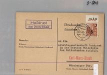 19303 O2801 Heidhof b Dömitz KEINE AK Landpoststempel