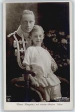 mit ältesten Sohne Adel Kronprinz Wilhelm