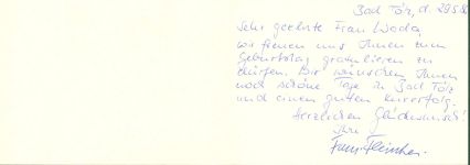 83646 W8170 Bad Tölz KEINE AK Kursanatorium "Haus Otto", 2-fach Klappkarte