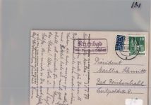 86381 W8908 Krumbad , Schwab KEINE AK Landpoststempel