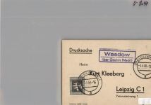 17179 O2041 Wasdow KEINE AK Landpoststempel