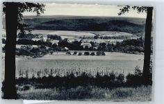 37688 W3472 Wehrden , Weser - Feld Haus Berg Baum