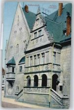 38820 O3600 Halberstadt - Rathaus Treppe Fenster