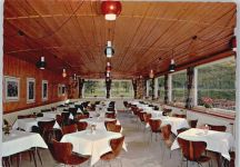 21521 W2055 Friedrichsruh b Hamburg - Forsthaus Tisch Stuhl Lampe
