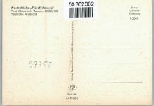 97355 W8711 Abtswind - Gaststätte Friedrichsberg