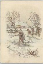 Neujahr Künstlerkarte