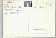 27321 W2819 Thedinghausen - Kirche Blumen Fluss Haus Zaun