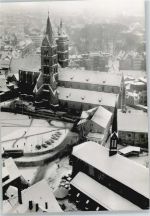 78532 W7200 Eßlingen , Baden - Kirche Schnee Auto Haus