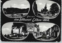 46446 W4240 Elten - Kirche Marktplatz Klosterstraße Auto Kirche Wappen