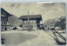 Lenk im Simmental Pöschenried Bahnhof Bergbahn