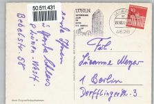 44532 W4670 Lünen - Schule Stadtpark Denkmal Blumen