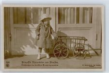 mit Handwagen Adel Prinzessin Alexandrine