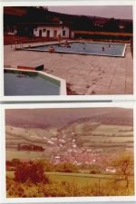 63628 W6483 Mernes - Schwimmbad Feld Baum Haus