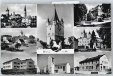 83527 W8092 Haag , Oberbay - Krankenhaus, Postamt, Amtsgericht