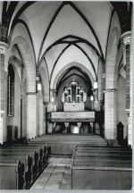 34388 W3526 Gottsbüren - Ev. Kirche Blick zur Orgel im Reinhardswald