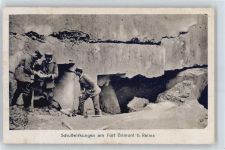 51100 Reims - Schußwirkungen am Fort Brimont