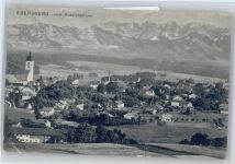 85560 W8017 Ebersberg , Oberbay - Berg Panorama Kirche